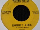 RARE ORIGINAL GARAGE ROCK 45 - RONNIE KING & THE ROYAL KNIGHTS - YELLOW VINYL