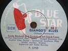 (R) REINHARDT DJANGO Quintet Hot Club France Guitar 78rpm BlueStar 5759 Blues