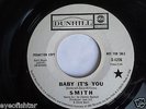 SMITH Baby It's You NEAR MINT WLP PROMO DJ COPY 45 ORIGINAL SLEEVE