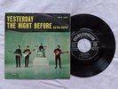 BEATLES: YESTERDAY / THE NIGHT BEFORE dal film AIUTO - parlophon qmsp 16384