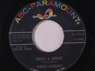 VINCE EVERETT: Such A Night / Don't Go 45 rare Oldies