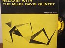 1st MONO RELAXIN' WITH THE MILES DAVIS QUINTET LP PRESTIGE DG john coltrane VG+