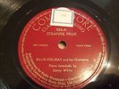 Billie Holiday & Orchestra 'Strange Fruit / Fine & Mellow' Original 78rpm Record