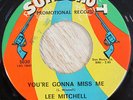 Lee Mitchell 45 SURE SHOT You're Gonna Miss Me NORTHERN SOUL LISTEN