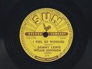 Blues 78 Memphis Sun 218 Sammy Lewis Willie Johnson