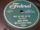 R&B Early Rock & Roll 78 JAMES BROWN Please Please Please on Federal #12258 EXC