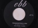 HOLLYWOOD FLAMES: Frankenstein's Den / Strollin' On The Beach 45 rare Vocal Gro