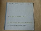 Pierre Boulez Structures pour deux Pianos - Kontarsky - WERGO (0408)