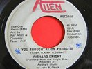 Soul 45 RICHARD KNIGHT Come On Fall In Line / Brought It On ALLEN 101 Orig VG