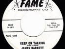 JAMES BARNETT Keep on Talking FAME 1001 45 NORTHERN SOUL R&B