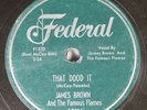 Hear R&B 78 James Brown W/ The Famous Flames - That Dood It / Baby Cries Over T