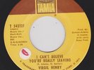 hear {70s Northern Soul} VIRGIL HENRY   I Can't Believe You're Really Leaving
