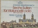 PIERRE FOURNIER 6 Suites for Cello BACH German STEREO BoxSet 3LP ARCHIV 2710005
