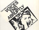 Various Artists - Voices End Abruptly - RARE experimental minimal synth 80s LP