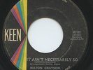 Hear- Rare Popcorn/Soul 45 - Milton Grayson - It Ain't Necessarily So - Keen