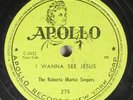 Hear Black Gospel 78 The Roberta Martin Singers - I Wanna See Jesus / Let God A