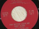 David Sutherland 45 STARK You Better Leave My Baby Alone RARE ROCKABILLY LISTEN