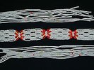 Elvis Style Flame Burst Macrame Belt - Made to Measure