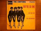 THE CHIFFONS - THEY'RE SO FINE +4 7/45 EP UK PS 1963 EXC RARE R'N'B SOUL