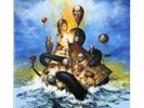 HOT TOPIC Circa Survive Descensus Clear Blue White Splatter Vinyl LP SEALED