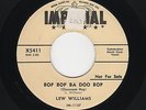 '56 Twin Spin Txs Rockers LEW WILLIAMS Bop Bop Ba Doo Bop/Something I Said HEAR