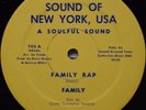 FAMILY: Family Rap SOUND OF NEW YORK peter brown 12” scarce OG ELETRO random