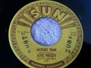 ELVIS PRESLEY-SUN RECORDS-MYSTERY TRAIN/I FORGOT TO REMEMBER TO FORGET 45RPM