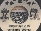 RARE PARKWAY RECORDS 45 PROMO CHRISTINE COOPER HEARTACHES AWAY MY BOY/A BAD BOY