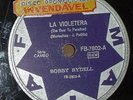 BOBBY RYDELL 1961 La Violetera/I Wanna Thank You RARE 10” 78 RPM  BRAZIL
