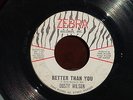 DUSTY WILSON   BETTER THAN YOU   ZEBRA NORTHERN SOUL 45 *HEAR IT