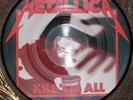 METALLICA:KILL 'EM ALL LP PICTURE DISC. MEGAFORCE. NEAR MINT.