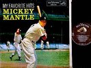 RARE MICKEY MANTLE LP RECORD My Favorite Hits RCA 1704 rare