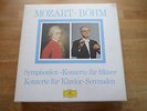 MOZART BOHM Symphonien Konzerte f. Bläser / Klavier Serenaden 25 LP box DGG