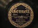 THE BLACK DOMINOES Land Of Cotton Blues GENNETT 5263 Jazz 78 RPM / V+