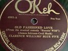 Okeh 4993 Clarence Williams Blue Five Oh Daddy Blues Old Fashioned Love Jazz 78