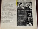 DOC BART Remember Iran B/W Ayatollah Rocked ORIGINAL 1980 California PUNK 7