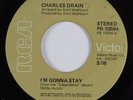 70's Soul 45 CHARLES DRAIN I'm Gonna Stay RCA HEAR
