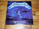 Metallica - Ride the Lightning 1984 Elektra 9 60396-1 Gold Stamp, White Label
