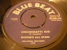 Buster’s All Stars - Cincinnatti Kid - Blue Beat 45 Reggae Ska Listen