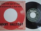 JOHNNY HALLYDAY 45T JUKE BOX  POCHETTE CIBLE ORIGINALE