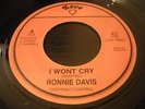 Ronnie Davis - I Won’t Cry - Love 45 Reggae Listen