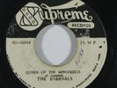Reggae 45 ETERNALS Queen Of The Minstrells/Stars on Supreme