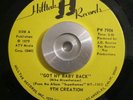 Bay Area Funk/Soul 45 9th Creation Much Too Much/Got My Baby Back HILLTAK NM