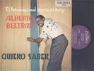 ALBERTO BELTRAN - QUIERO SABER - LATIN LP