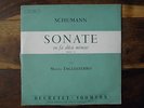 Rare Magda Tagliaferro schumann sonate Ducretet Thomson