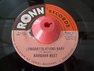 barbara west CONGRATULATIONS BABY/GIVE ME BACK THE MAN I LOVE northern soul 45