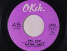 rare Northern Soul 45 MAJOR LANCE the beat OKEH Hear