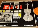 Decca LXT 5595 ED1 RUGGIERO RICCI solo VIOLIN recital Bartok Prokofiev Hindemith