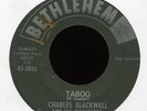 CHARLES BLACKWELL Taboo on Bethlehem R&B Exotica Tittyshaker 45 Hear