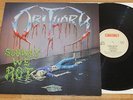 OBITUARY Slowly We Rot LP 1989 Roadracer RO 9489-1 w/inserts |Asphyx, Morgoth|